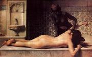 unknow artist Arab or Arabic people and life. Orientalism oil paintings  267